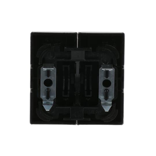 Switch rocker, 2-gang, steel | ABB Oy, Wiring accessories