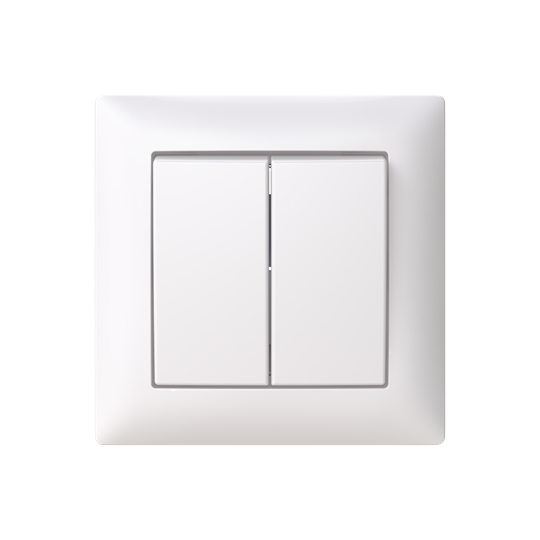 Switch Series switch White - Saga | ABB Oy, Wiring accessories