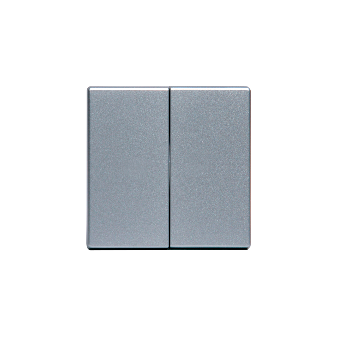 Switch rocker, Impressivo, 2-gang, aluminum | ABB Oy, Wiring accessories