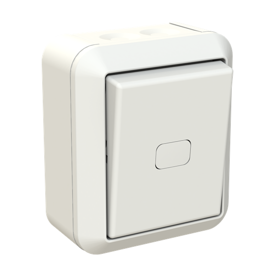 1-gang intermediate switch, Jussi IP44, 2 X-terminals, lamp not ...