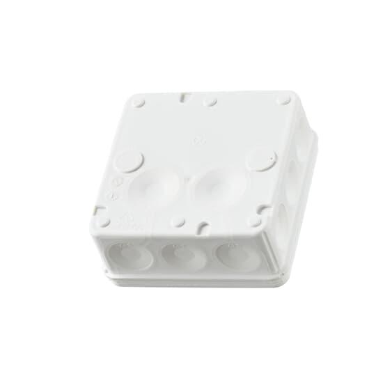 Surface-mounted junction box, IP65, 86 x 86 mm, white | ABB Oy