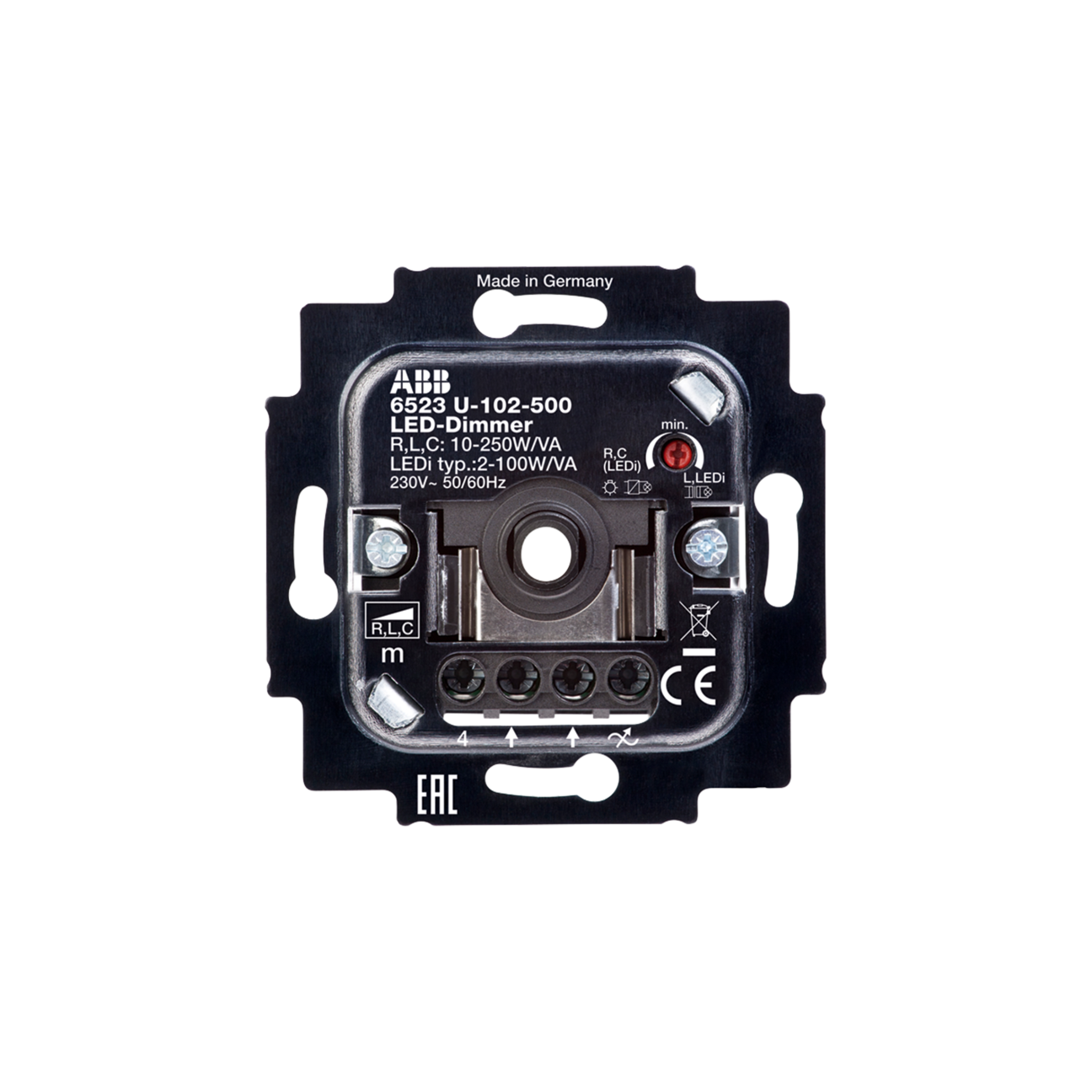 LED dimmer insert rotary 2 100VA ABB Oy Wiring accessories