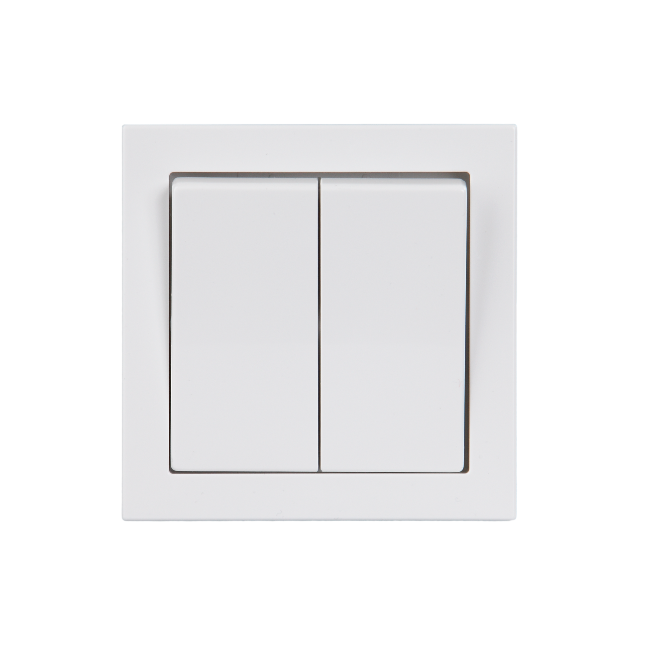 2-gang 1-way switch, 16AX/250V, Impressivo, no X-terminals, IP44 | ABB