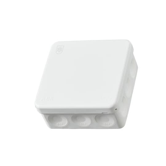 Surface-mounted junction box, IP65, 86 x 86 mm, white | ABB Oy