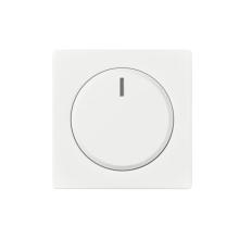 White matt dimmer centre plate, neon lamp included, white matt, IP21