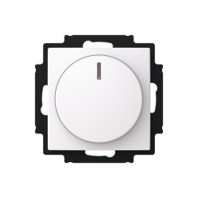 Busch-Rotary-Dimmer Electronic Controls white
