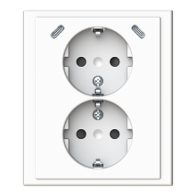 Socket outlet, 2-gang, flush, 2xUSB-C  - Impressivo