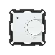 Combination thermostat Heater 1gang Digital White - Saga