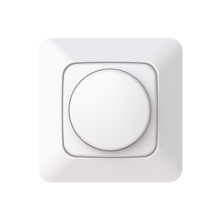 Busch-Rotary-Dimmer Electronic Controls white