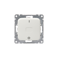 Flush mounting 2-pole switch, IP21