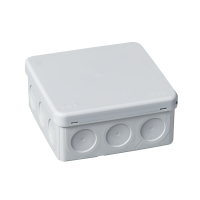 Junction box 104 x 104 mm, IP65, grey