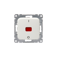 Flush mounting 2-pole switch, IP21