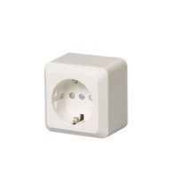 1-gang Schuko socket outlet, IP21