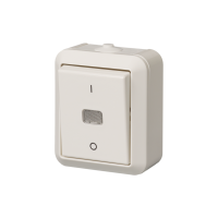 2-pole switch, IP44