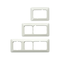 Cover frames for combinations of double socket outlet 85mm, IP21