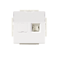 RJ45 outlet including connectors