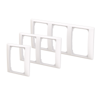 Flush mounting cover frames 100 mm