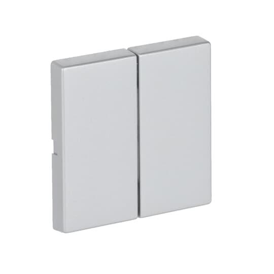 Rocker for Smart switch Two-part rocker aluminium silver - Platform 63