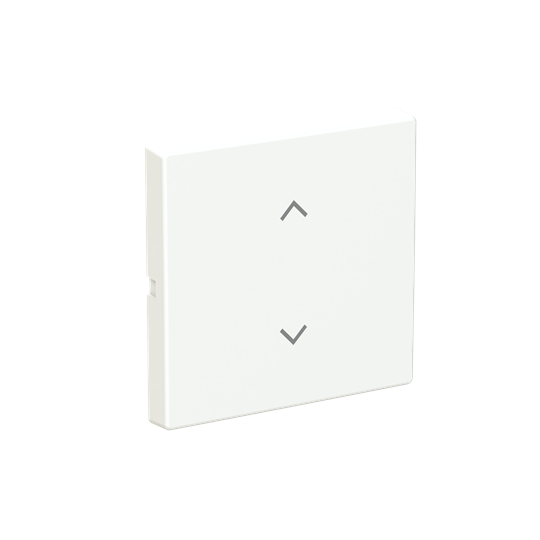 Rocker 1g blinds Symbol "venetian blind" for Smart switch Single rocker studio white matt - Platform 63
