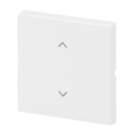 Rocker 1g blinds Symbol "venetian blind" for Smart switch Single rocker studio white - Platform 63