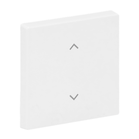 Rocker 1g blinds Symbol "venetian blind" for Smart switch Single rocker studio white - Platform 63