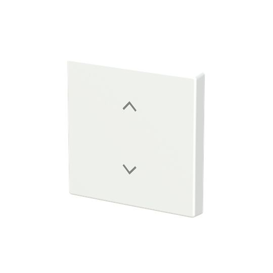 Rocker 1g blinds Symbol "venetian blind" for Smart switch Single rocker studio white matt - Platform 63