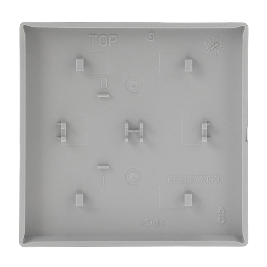 Rocker 1g blinds Symbol "venetian blind" for Smart switch Single rocker aluminium silver - Platform 63