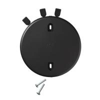 Cover for junction box, black