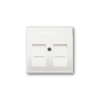 RJ45 outlet with sliding dust covers for design-series | ABB Oy, Wiring ...