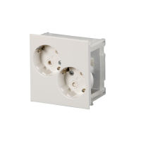 Socket-outlet 2-gang Schuko | ABB Oy, Wiring accessories