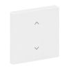 Rocker 1g blinds Symbol "venetian blind" for Smart switch Single rocker studio white - Platform 63